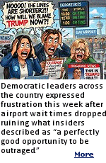 Democratic leaders across the country expressed frustration this week after airport wait times suddenly dropped, ruining what insiders described as ''a perfectly good opportunity to be outraged,'' sources have confirmed. The disruption began when ICE agents were deployed to assist overwhelmed TSA staff at major airports like BWI, Houston, and San Juan, leading to shorter lines, smoother travel, and what one aide called ''an extremely inconvenient improvement in reality.''